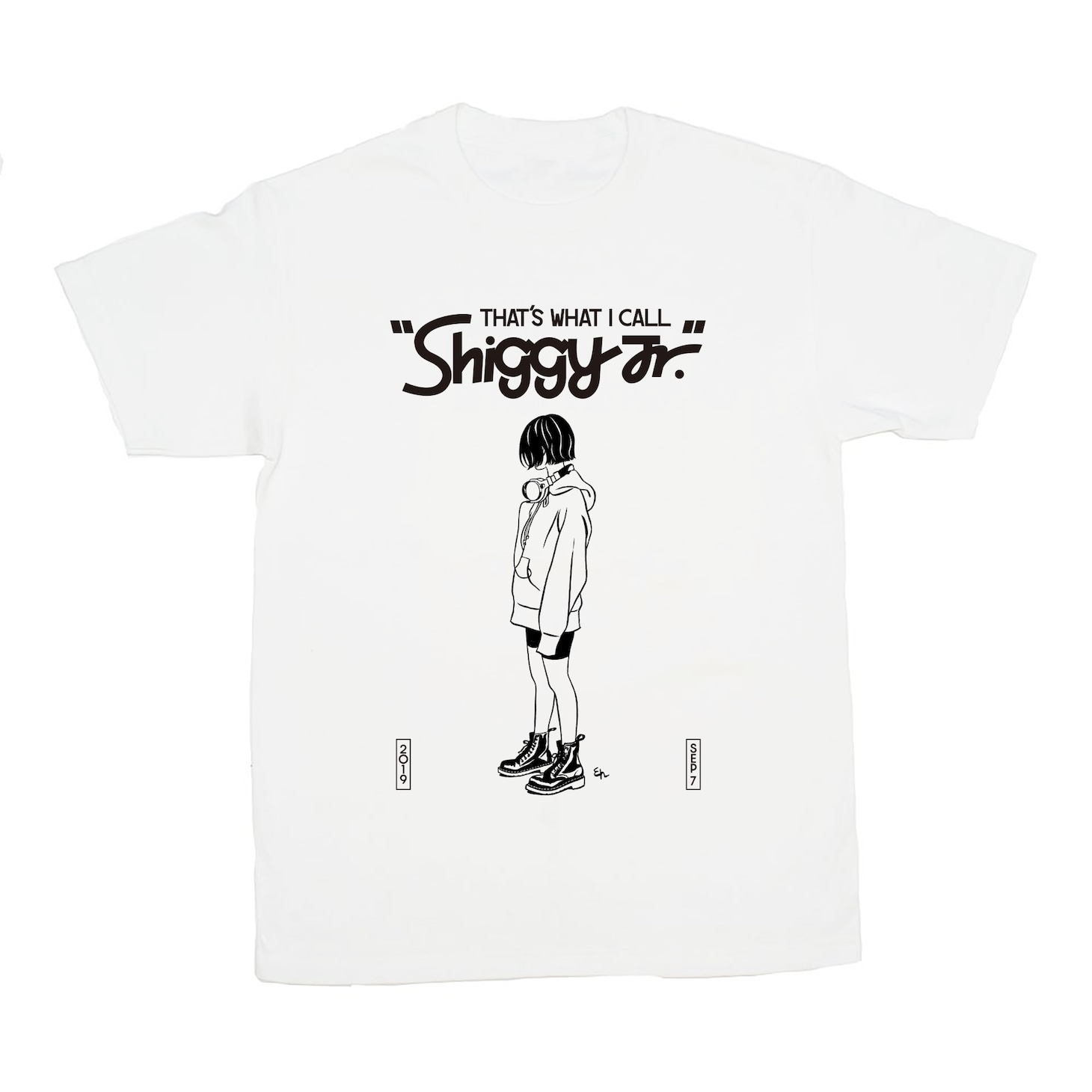 江口寿史のイラストを使用したTシャツ。