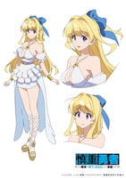 リスタルテ（CV：豊崎愛生）。治癒の能力を持った新米の女神。難度Sの世界・ゲアブランデを救うべく聖哉を召喚したが、聖哉の異常なほど慎重な性格に、いつも振り回されている。