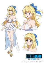 リスタルテ（CV：豊崎愛生）。治癒の能力を持った新米の女神。難度Sの世界・ゲアブランデを救うべく聖哉を召喚したが、聖哉の異常なほど慎重な性格に、いつも振り回されている。