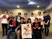 アフレコの様子。