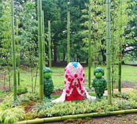 十二単をイメージしたフォトスポット。