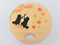 9月22日のワークショップ「木製うちわ作り」のイメージ。