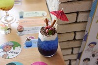 ユキノジョウをイメージした「祖父雪翁から受け継いだ伝統の盆栽ドリンク」。