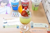 タイガをイメージした「プリン・ア・ラ・モードアップルソーダ」。