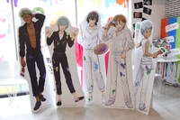 店内に展示されたスタンディパネル。