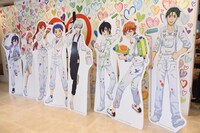 店内に展示されたスタンディパネル。