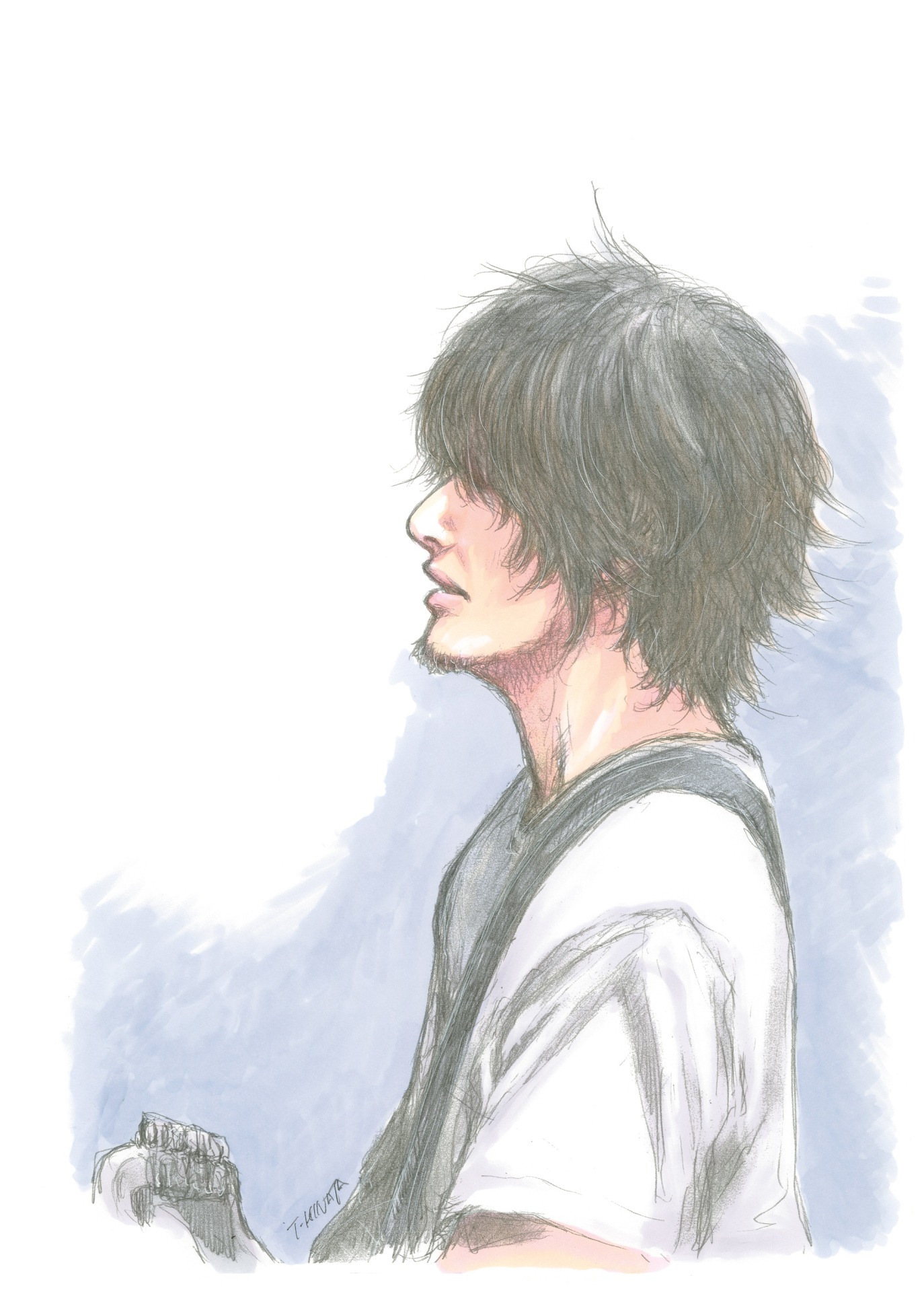日向武史の描き下ろしイラスト。