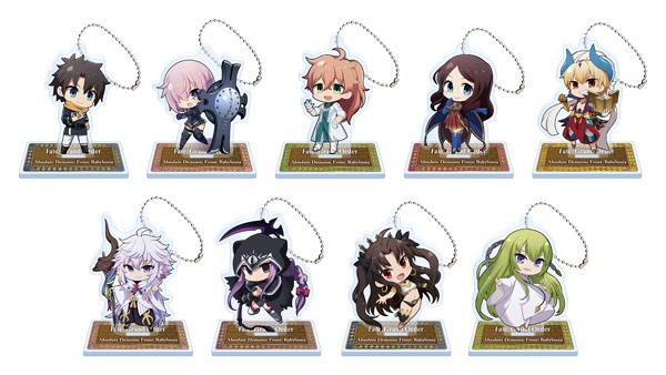 「セガコラボカフェ Fate/Grand Order -絶対魔獣戦線バビロニア-スタンド付きデフォルメアクリルキーホルダーA」