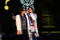 神宮寺寂雷役の速水奨と飴村乱数役の白井悠介。