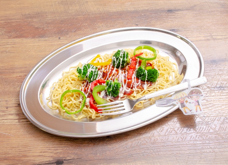 「玲央と真武のいつもの焼きそば」