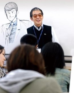 モンキー・パンチこと加藤一彦教授の授業風景。