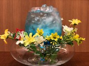 MGカフェで提供される「空の入り口の神社モヒート」。