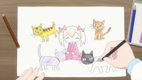 第11話「幼き少女とにゃんこパラダイス。」より。