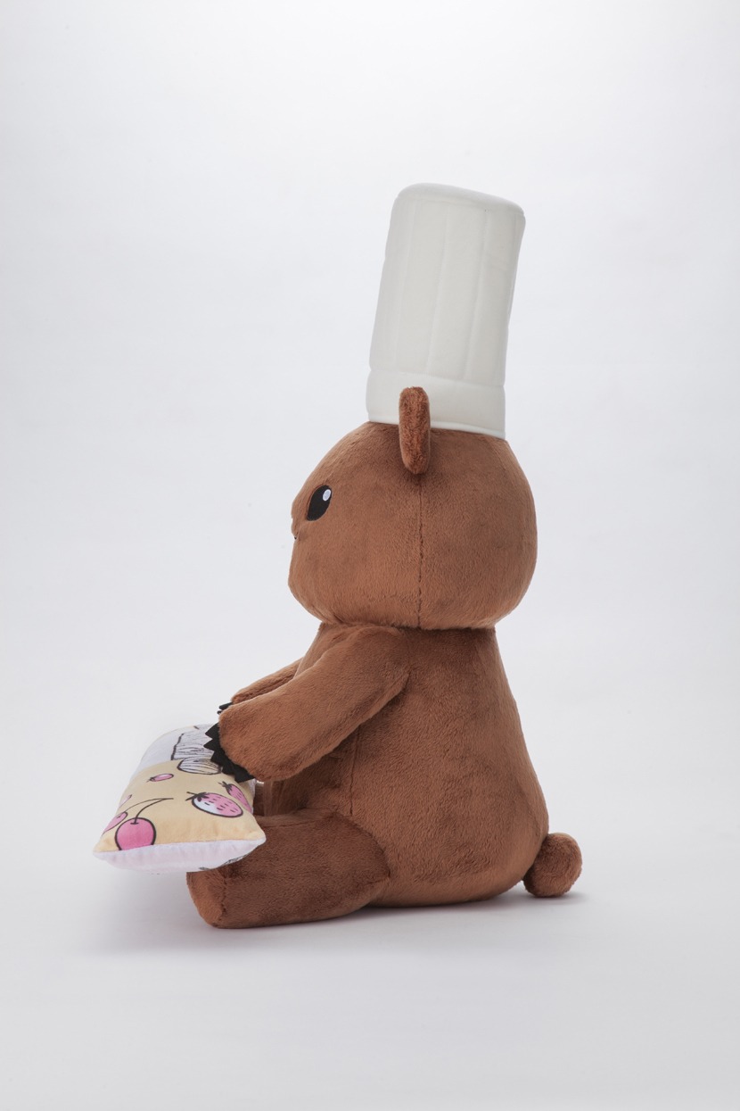 「PCクッション こぐまのケーキ屋さん」