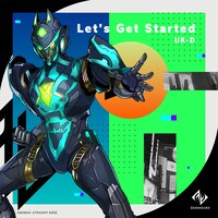 UR-D ＜ウル・ドゥ＞のキャラクターBGM「Let’s Get Started」のジャケットイラスト。