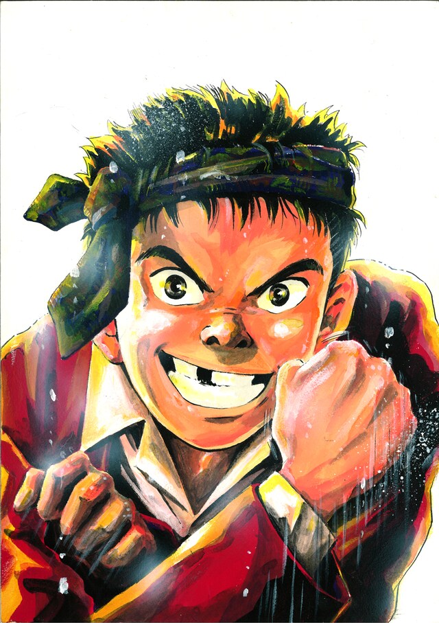 新井英樹「宮本から君へ」イラスト