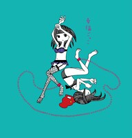 「幸福ごっこ 原画展」キービジュアル