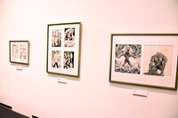 「永井GO展」の様子。 (c)1967-2019 Go Nagai/Dynamic Production.All Rights Reserved.