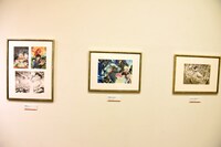 「永井GO展」の様子。 (c)1967-2019 Go Nagai/Dynamic Production.All Rights Reserved.