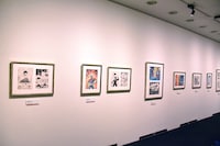 「永井GO展」の様子。 (c)1967-2019 Go Nagai/Dynamic Production.All Rights Reserved.