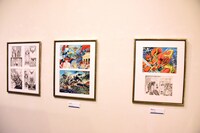 「永井GO展」の様子。