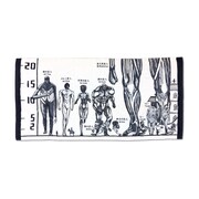 「巨人身長対比バスタオル」