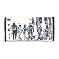 「巨人身長対比バスタオル」