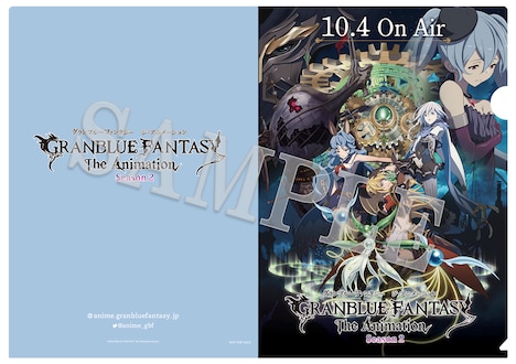 入場者プレゼントのクリアファイル。