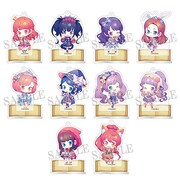 全10種・ランダム仕様の「スタンド付きアクリルキーホルダーコレクション」。