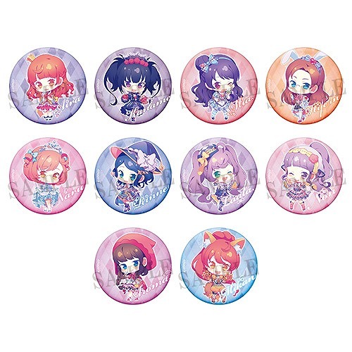 全10種・ランダム仕様の「キャラバッジコレクション ちびキャラ」。