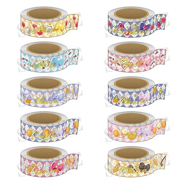 全10種・ランダム仕様の「マスキングテープコレクション」。