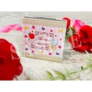 コンパクトミラーの裏面。