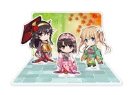 「京まふ」オリジナルグッズのアクリルジオラマ。