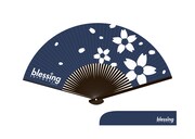 「京まふ」オリジナルグッズの紙扇子。