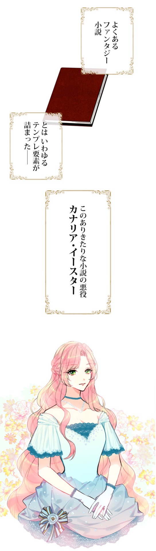 「よくあるファンタジー小説で崖っぷち妃として生き残る」より。