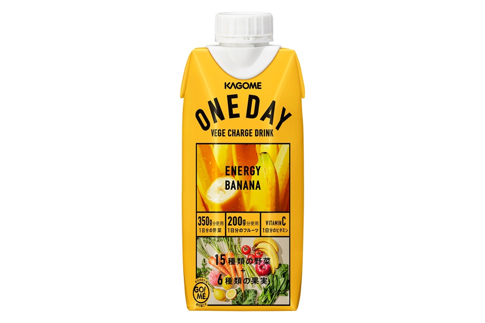 カゴメの新商品「ONEDAY ENERGY BANANA」。