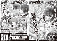 月刊チャンピオンRED12月号の予告ページ。