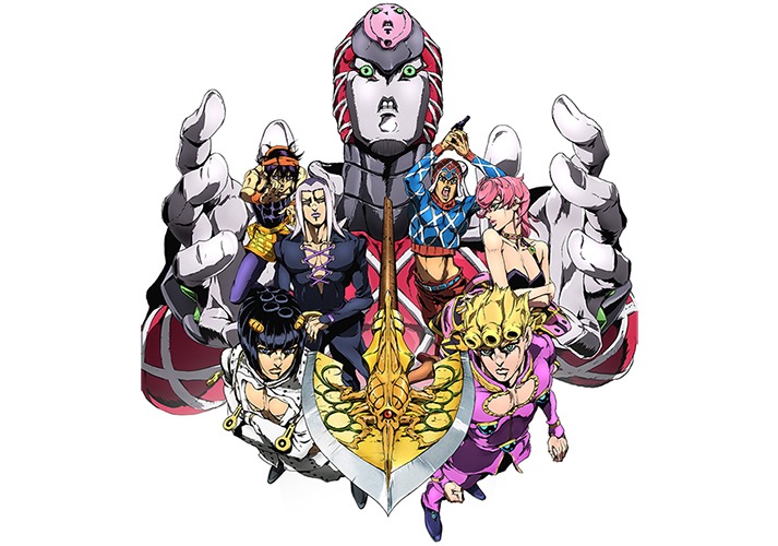 「ジョジョの奇妙な冒険 黄金の風」のビジュアル。