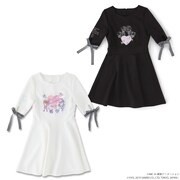 「ふたりはプリキュア×ハローキティ 袖リボンワンピース」