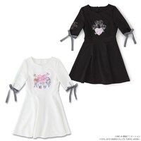 「ふたりはプリキュア×ハローキティ 袖リボンワンピース」