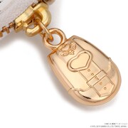 「ふたりはプリキュア×ハローキティ」フェイクレザーアイテムのチャーム。