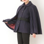 フランスモデルのアウター着用イメージ。