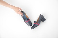 イタリアモデルのシューズ。