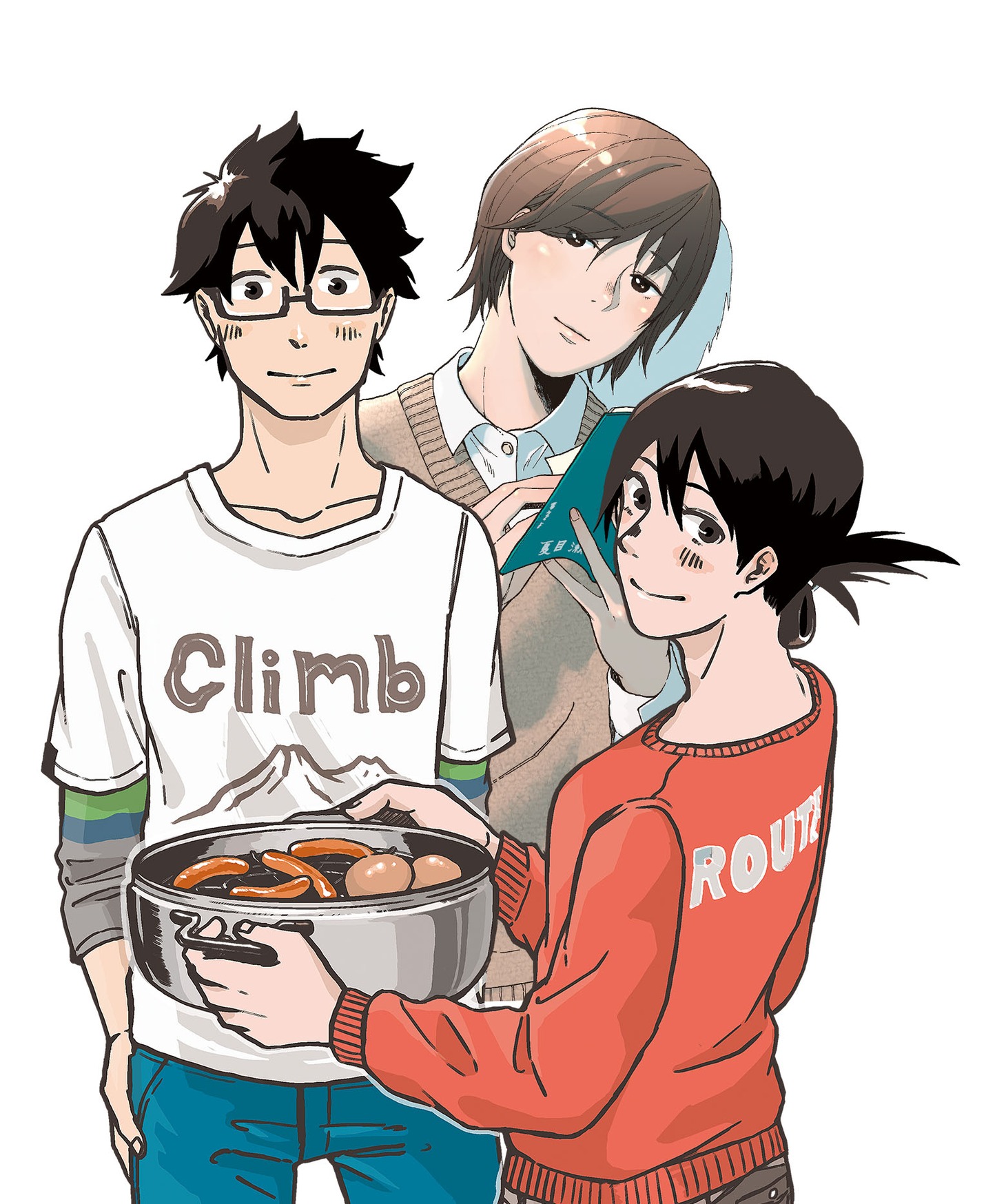 「いぶり暮らし」「綿谷さんの友だち」イラスト