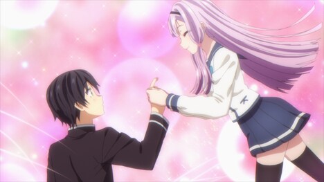 TVアニメ「俺を好きなのはお前だけかよ」第2弾PVより。