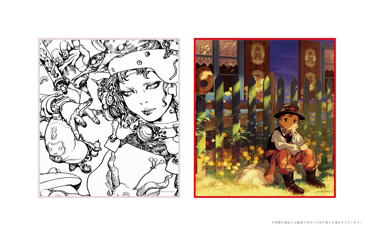 オリジナルイラスト色紙