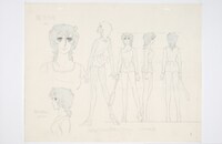 「日本アニメ映画史の変化点」展示物のイメージ。(c)山本鈴美香／集英社・TMS