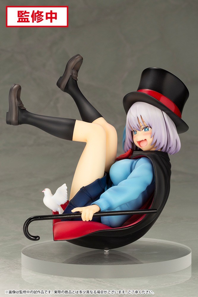 1/7スケールの「先輩」フィギュア。