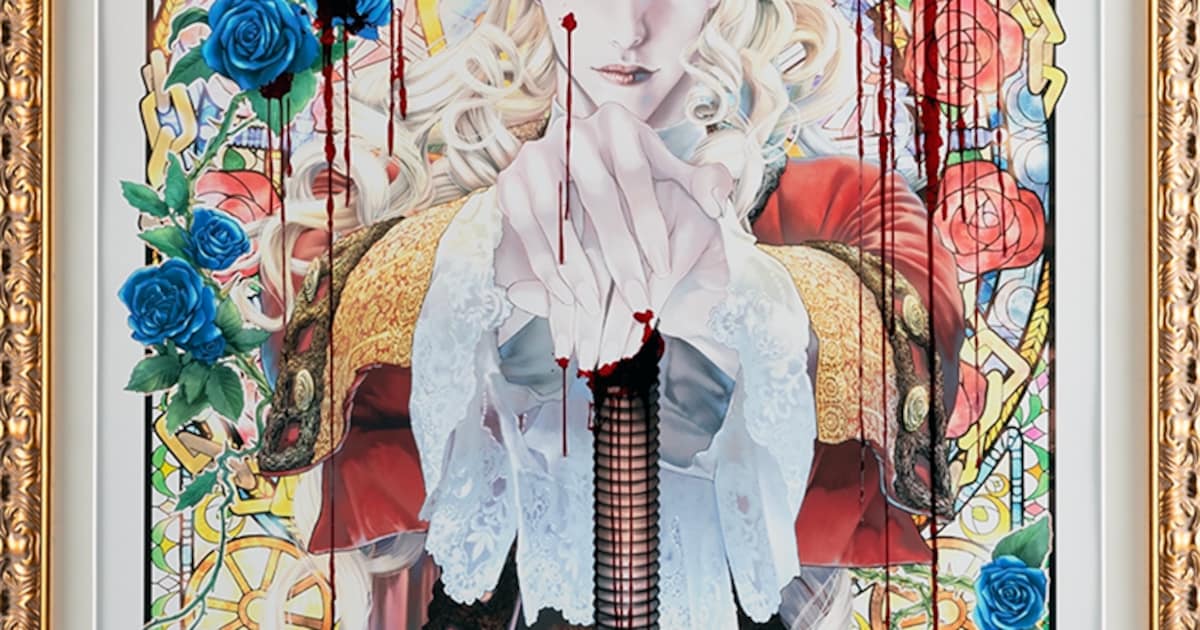イノサン」“アートプリント展”が東京で、坂本眞一の美麗な原稿を細部 