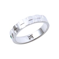 竈門炭治郎モデルのシルバーリング。